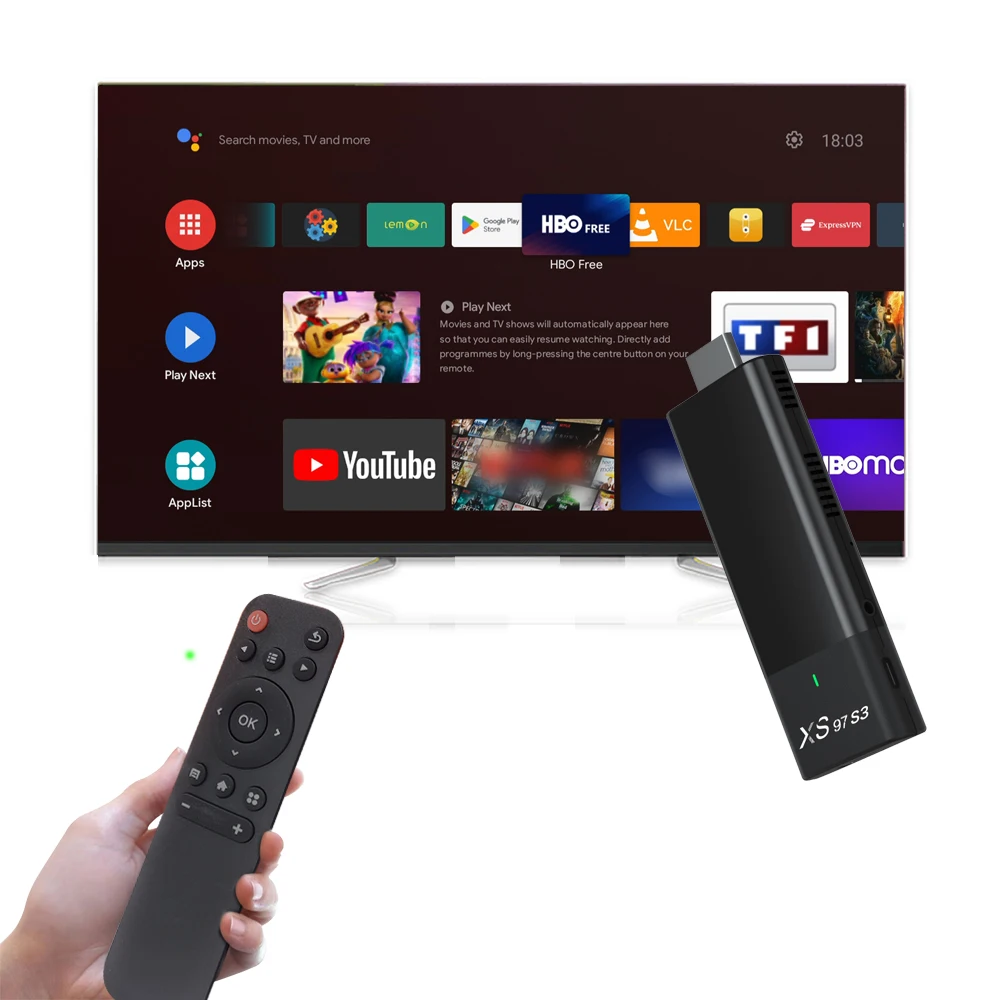 

Ready To Ship Allwinner H313 USB Smart Android 10 4k Hd Android Fire Tv Stick