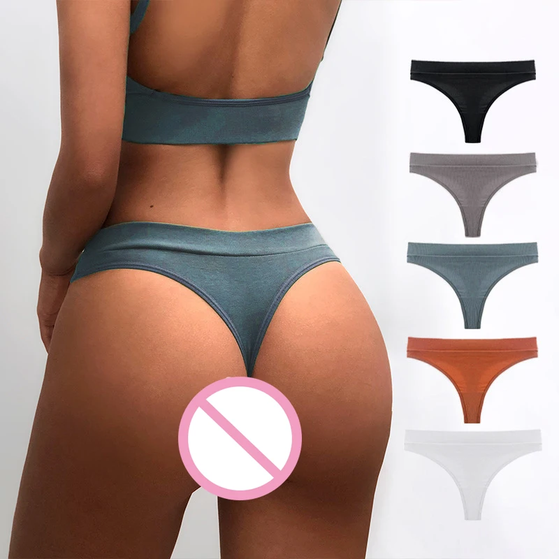 

Women's Panties Thong Sexy Underwear Thread De Chicas En Tanga Sexis Low Wasit Fitness Wear Hot Hot Young Girl Thong Panty, White,black,coffee,brick red,green