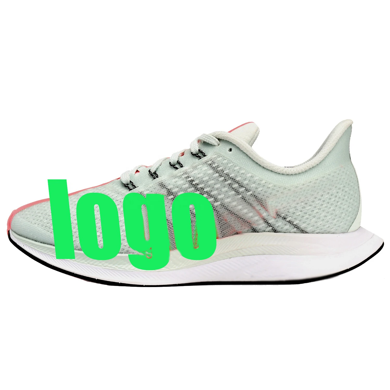 

High quality fashion mesh ventilation Pegasus Cushioning speed casual running shoes sports shoes, White