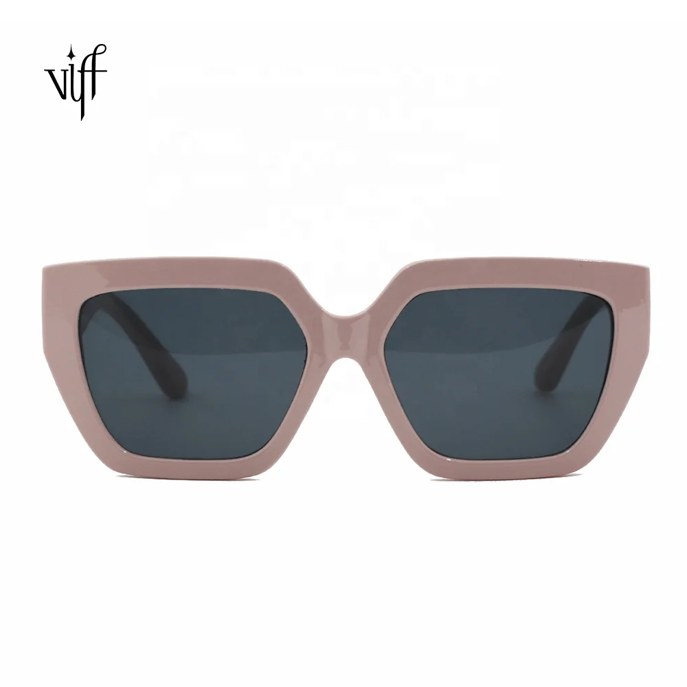 

VIFF HP20307 Women Retro Vintage Sunglasses Luxury Brand Rimless Eyewear Oculos De Sol Feminino Big Shades