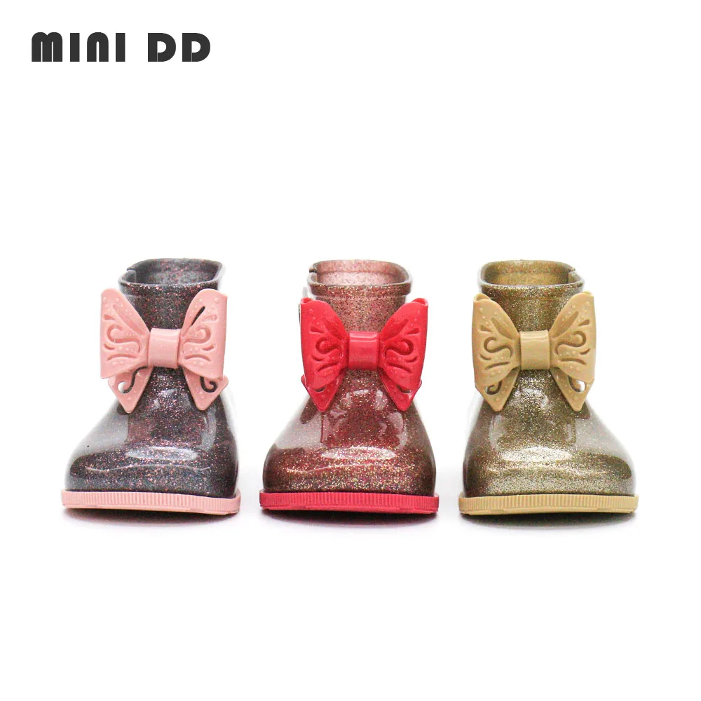 

Kid PVC Water Shoes Water proof Fancy Children Kid Water Shoes Mini Melissa Jelly Shoes Girl Jelly Rain Boots