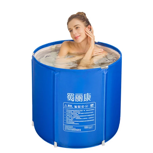 

Hot Sale adult folding bathtub freestanding bathtub for adults, Blue, pink or customized color