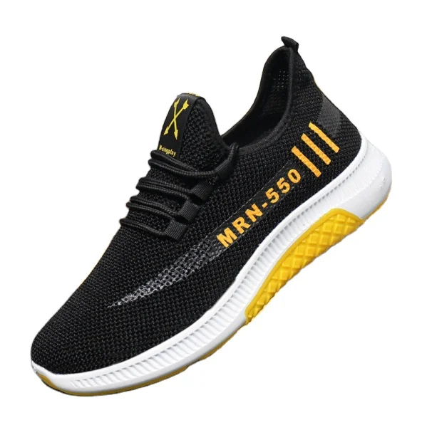 

Men New Style Canvas Sport Mesh Running Shoes Woven Knit