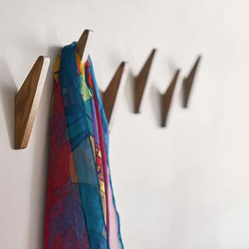 

Environmentally Friendly Bedroom Children's Animals Wooden Wall Decoration Hooks, As show