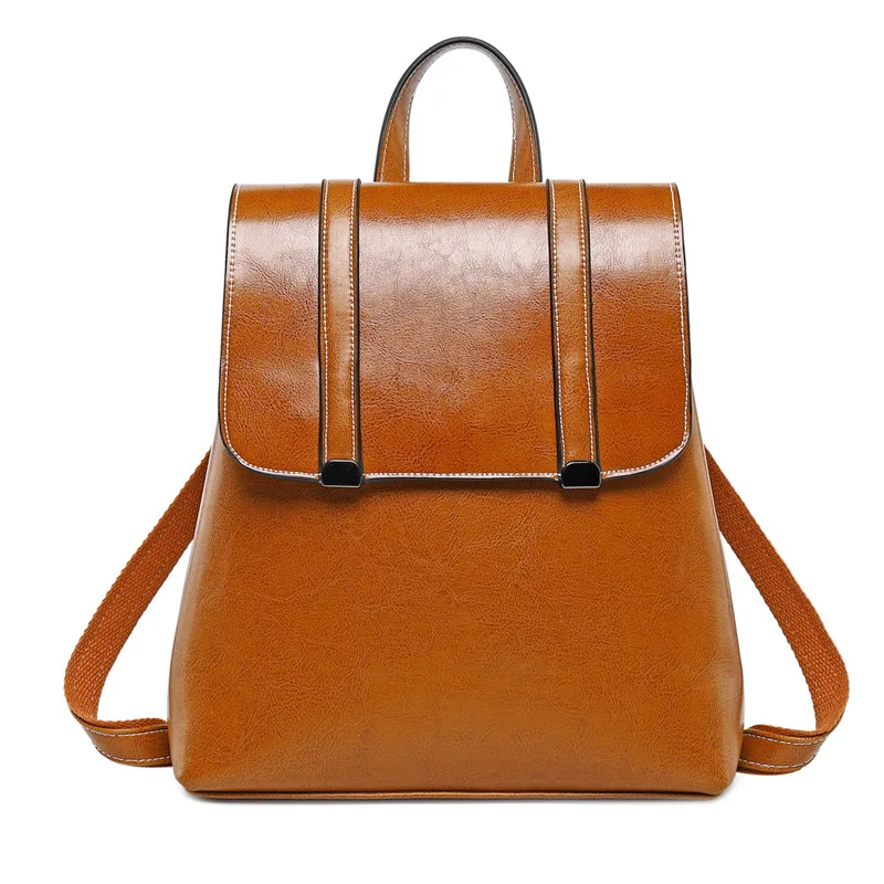 

EGL013 Custom fashion travel multifunction back pack leather backpack women 2020