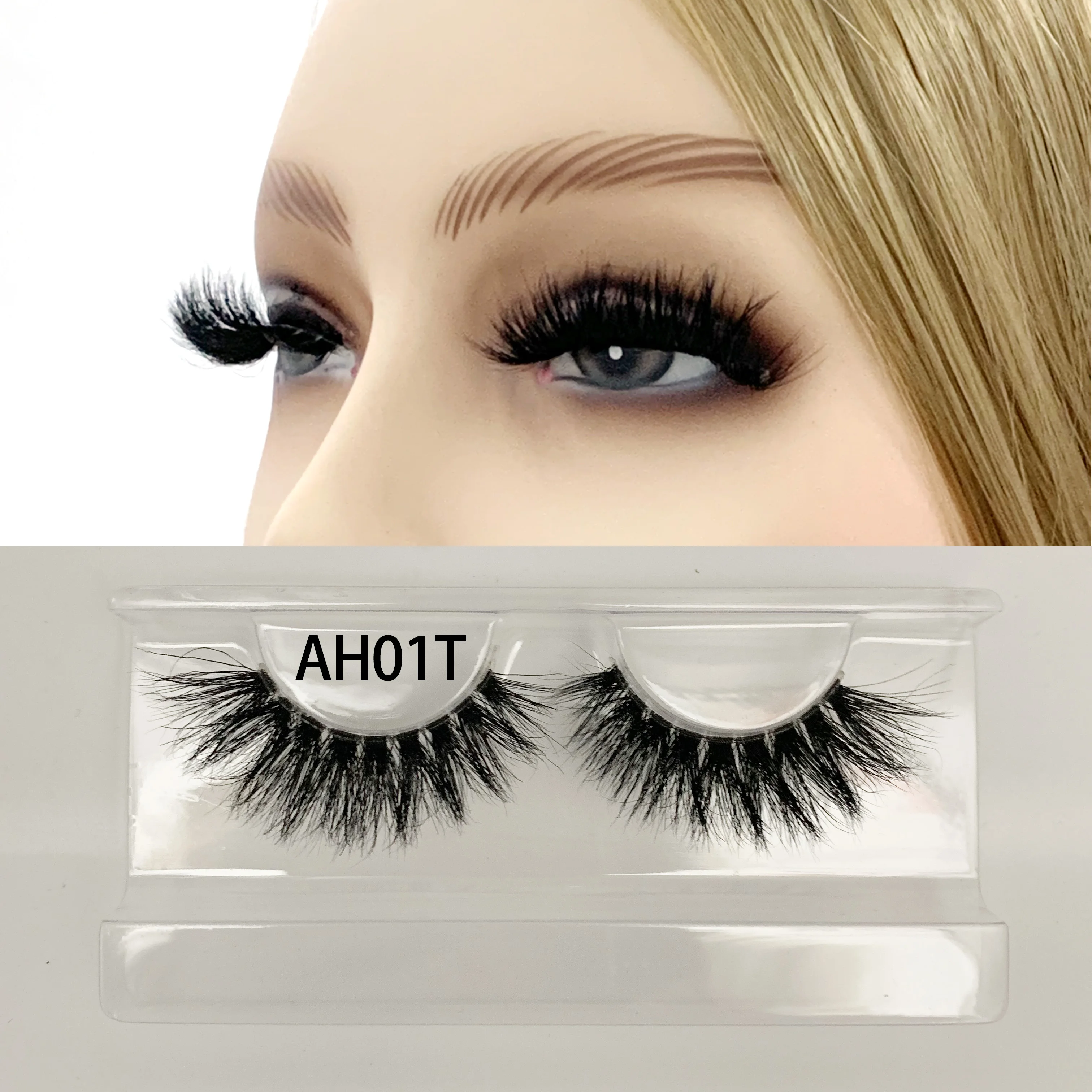 

Wholesale Custom Eyelash Packaging Lash Box Natural False Silk Lashes 3D Mink Eyelashes Vendor eyelash packaging box custom, Natural black