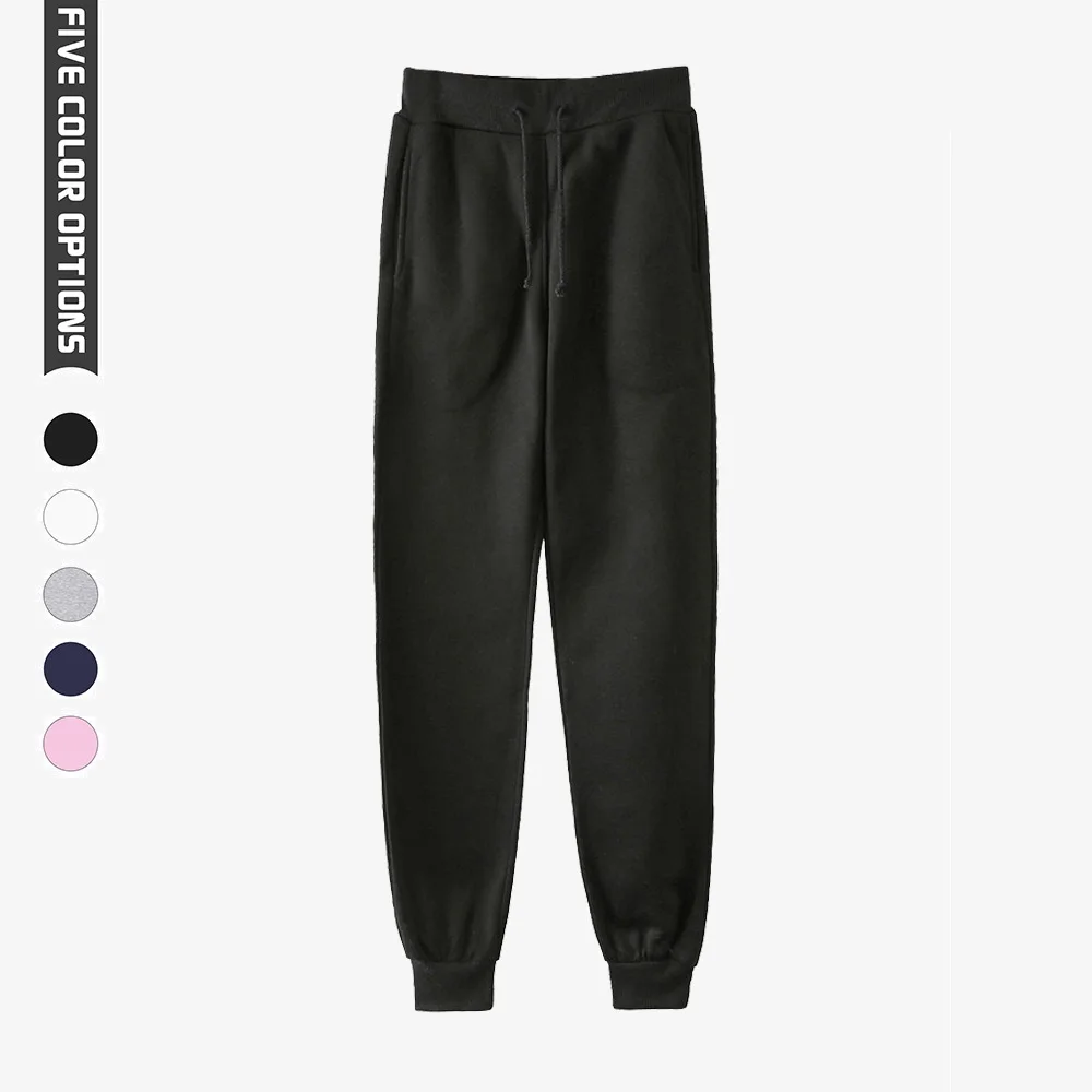 

Wholesale Solid Color Mens Jogger Pants Track Pants Logo Custom Unisex Sweatpants