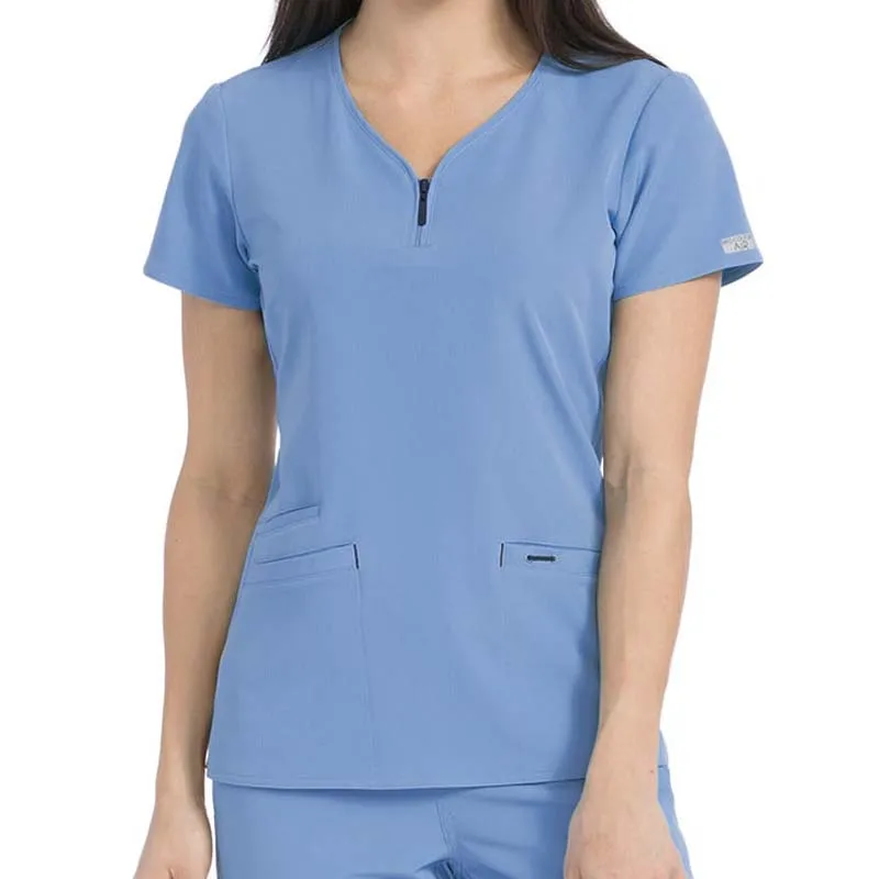 

Enchi factory OEM Clearance Women's Horizon V-Neck Solid Scrub Top scrub suit uniform with high quality uniform scrubs women, Customized