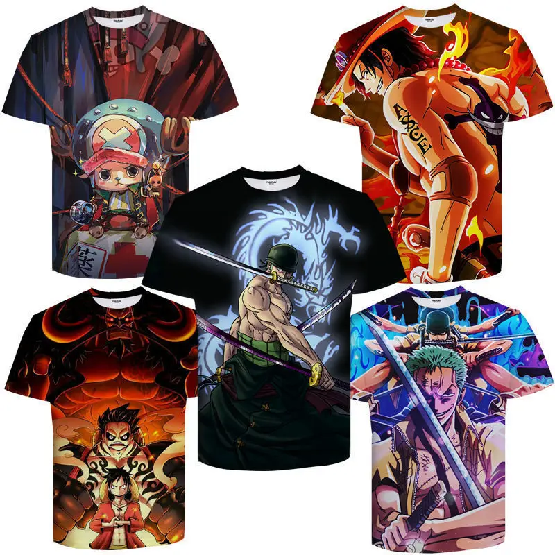 

Custom Pattern Cartoon Character t shirt,3d t shirt sublimation polyester tee-shirt anime japonais 3d