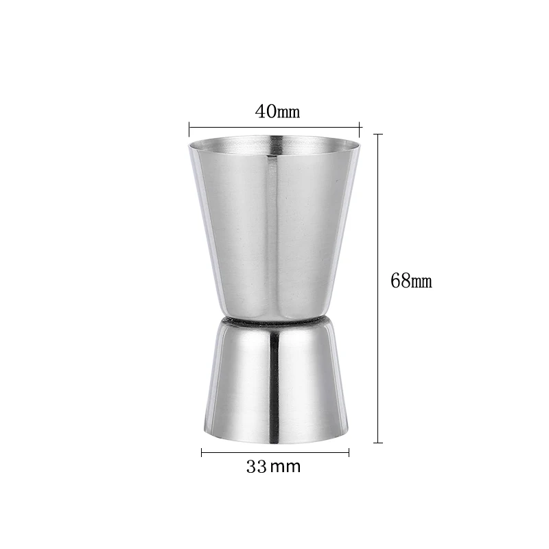 

Stainless Steel Professional Bartender Double Head Ounce Wine Measuring Device Measuring Cup Bar Tool Ounce Cup, Rose gold/gun black