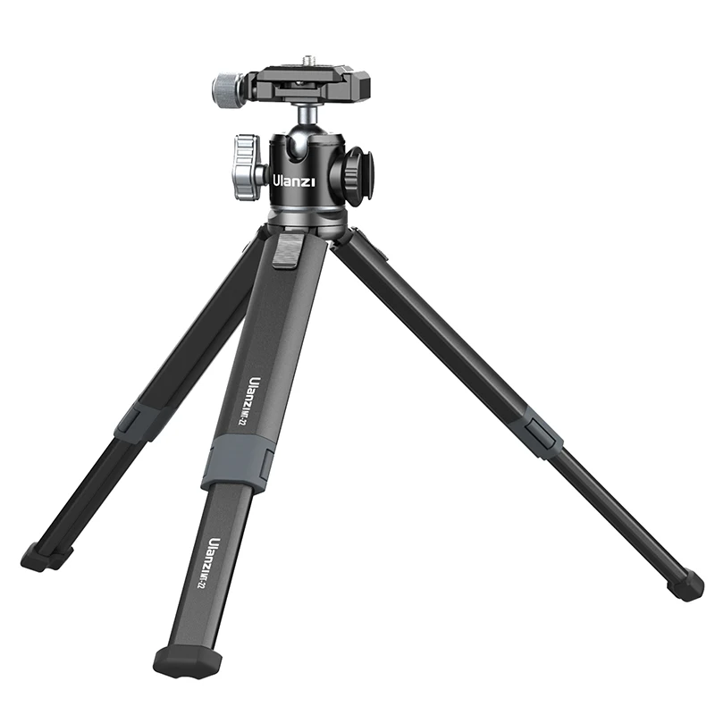 

Ulanzi MT-24 Metal Table Tripod With Cold Shoe For Microphone LED Light Extend Vlog Tripod For DSLR SLR Camera Phone Tripod