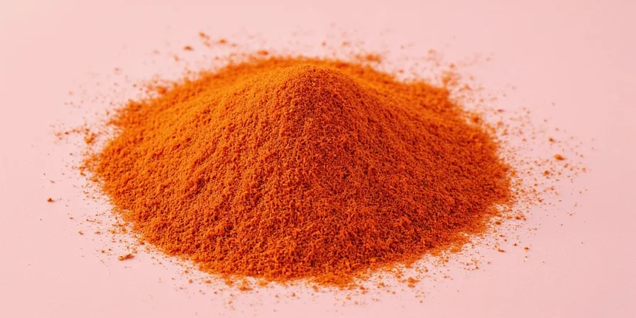 Close-up of red gochugaru flakes