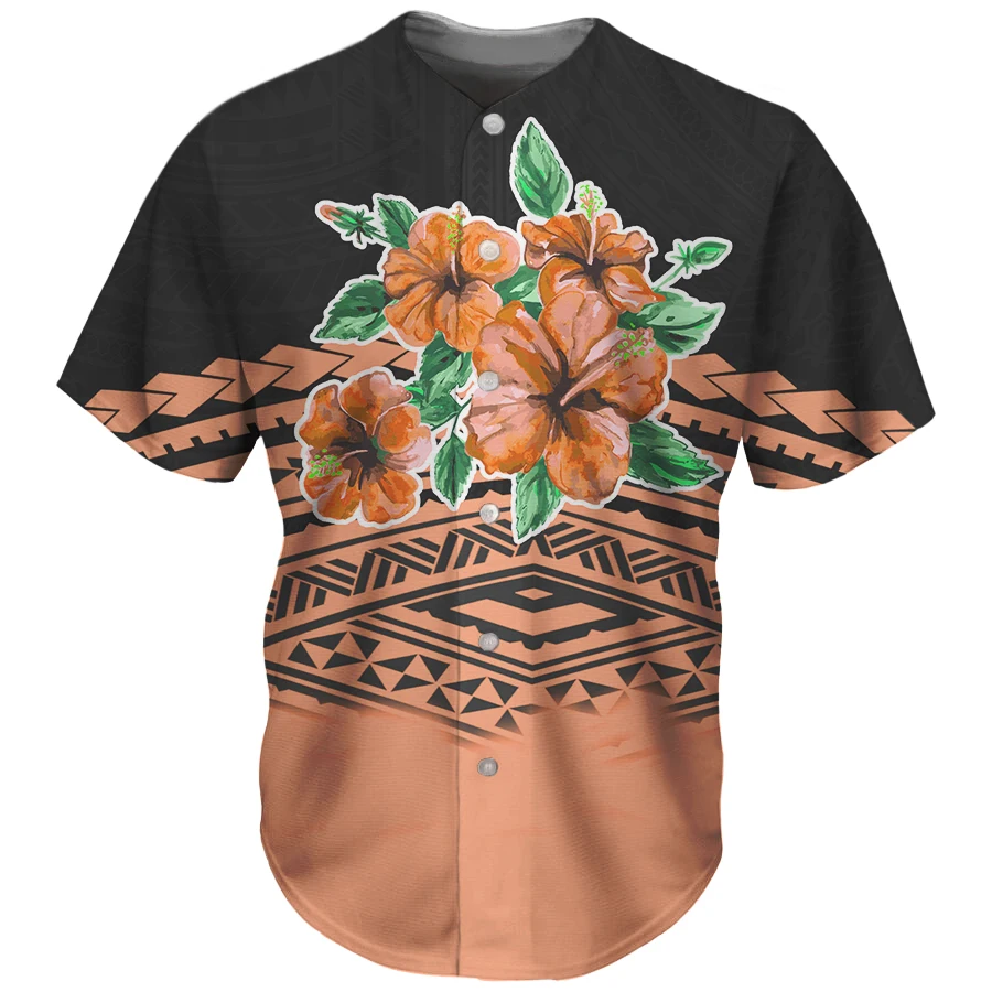 

Polynesian Floral Printed Style Design Casual Men's Shirt Wholesale Casual Shirts For Men Plus Size Maxi Shirts For Men Casual