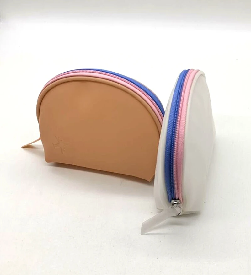 

Newly designer travel cute clear PVC jelly cosmetic bag mini candy jelly clear cosmetic bag custom, White