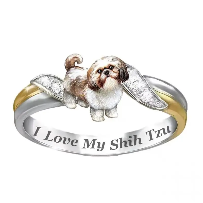 

New fashion cartoon animal ring is the best gift jewelry children