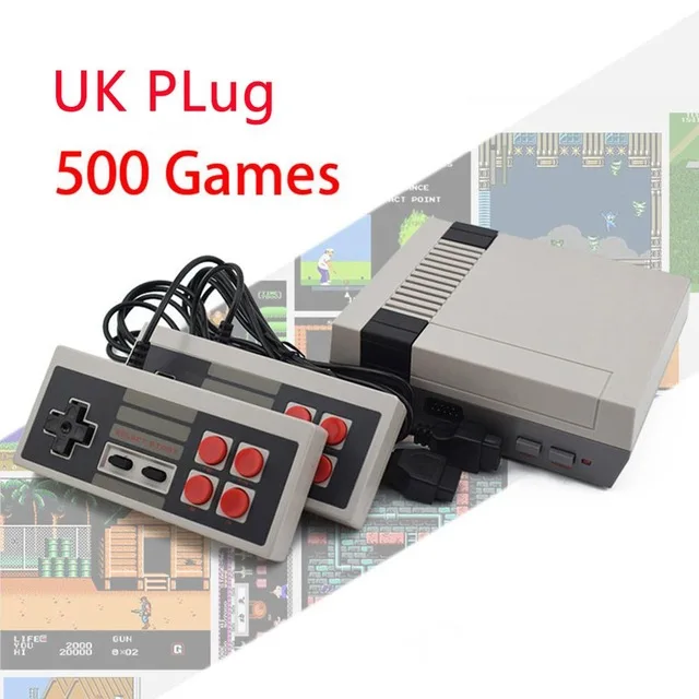 

Built-In UK 500 game for nintendo classic games retro for Classic Mini HD Tv Game Console