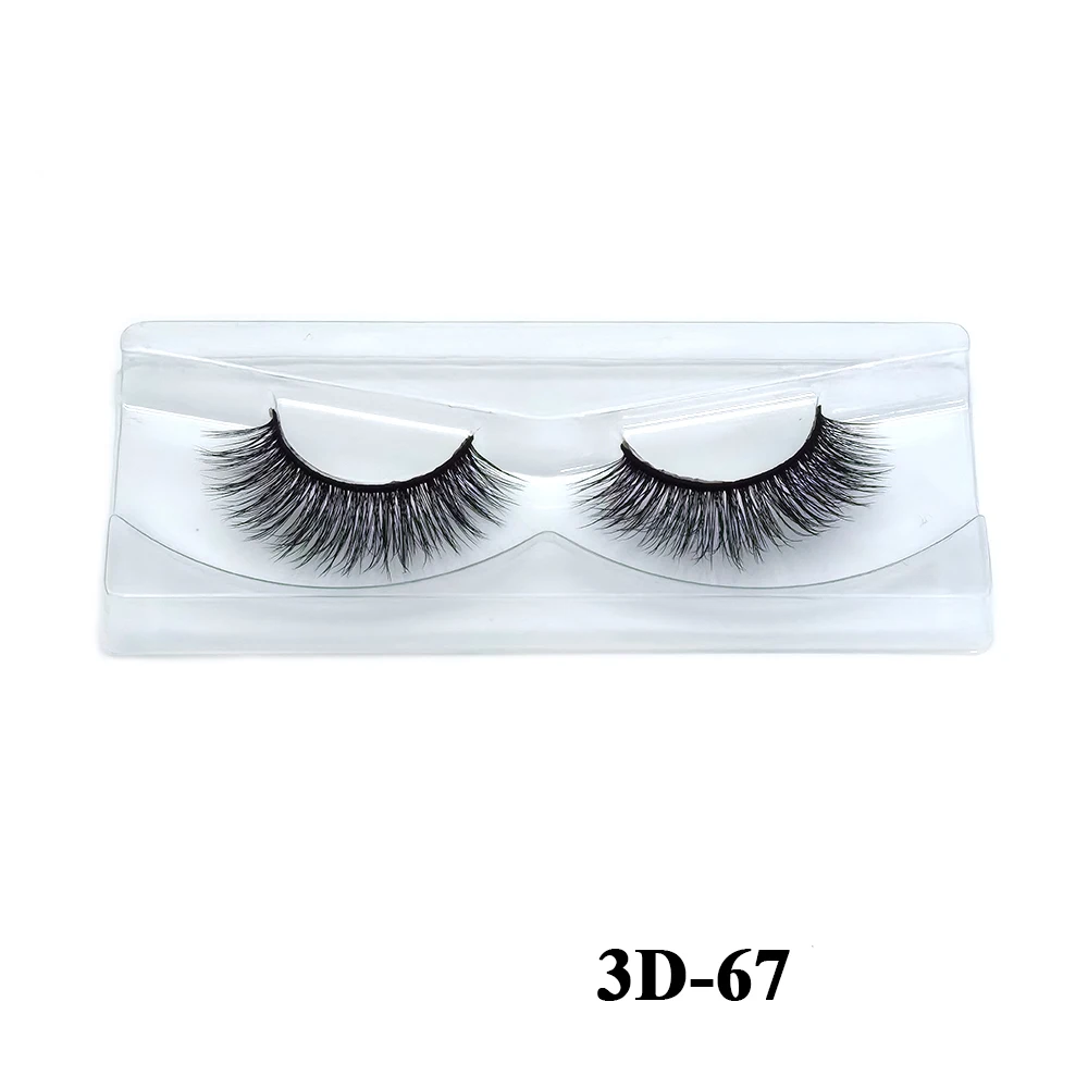 

High Quality 100% Mink 3D Eyelashes Own Brand Eyelash Vendors, Black color