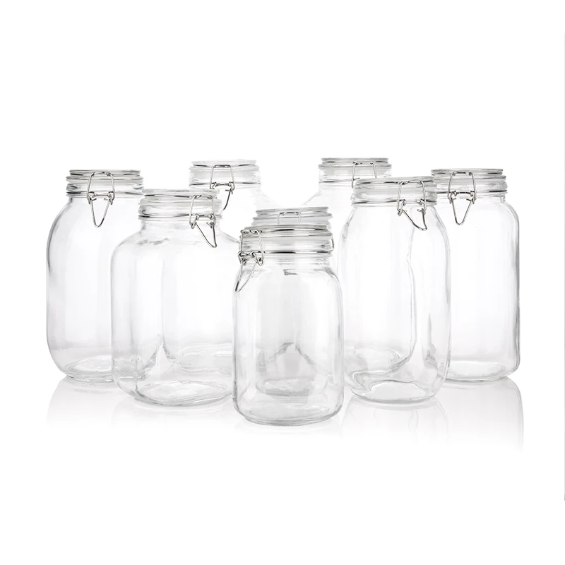 

Glass Storage Jar With Lid For Tube Shaped Glass Storage Jar For Glass Spice Jar, Customized color accept