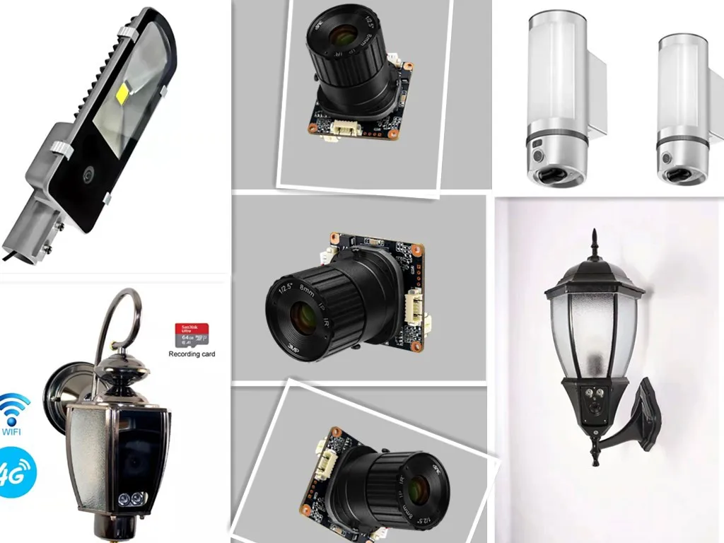 Cctv Monitoring House Security Ceiling Waterproof Outdoor Light Hidden