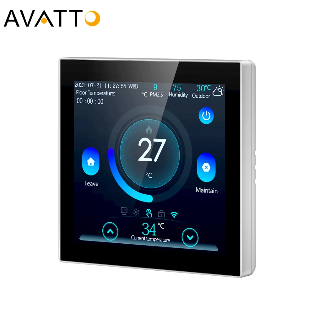 

Tuya LCD Display Digital Programmable Smart Wifi Thermostat Temperature Controller For Smart Home Room Electric/water Heating