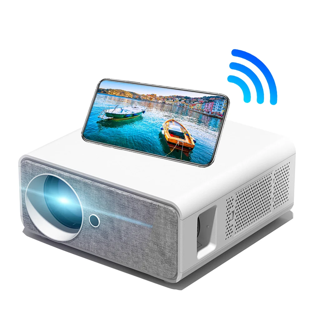 

Amazon Hot Sale Salange P87 7000 Lumens Native 1080P WIFI Wireless BT USB Portable Home Cinema Video Full HD Projector Android