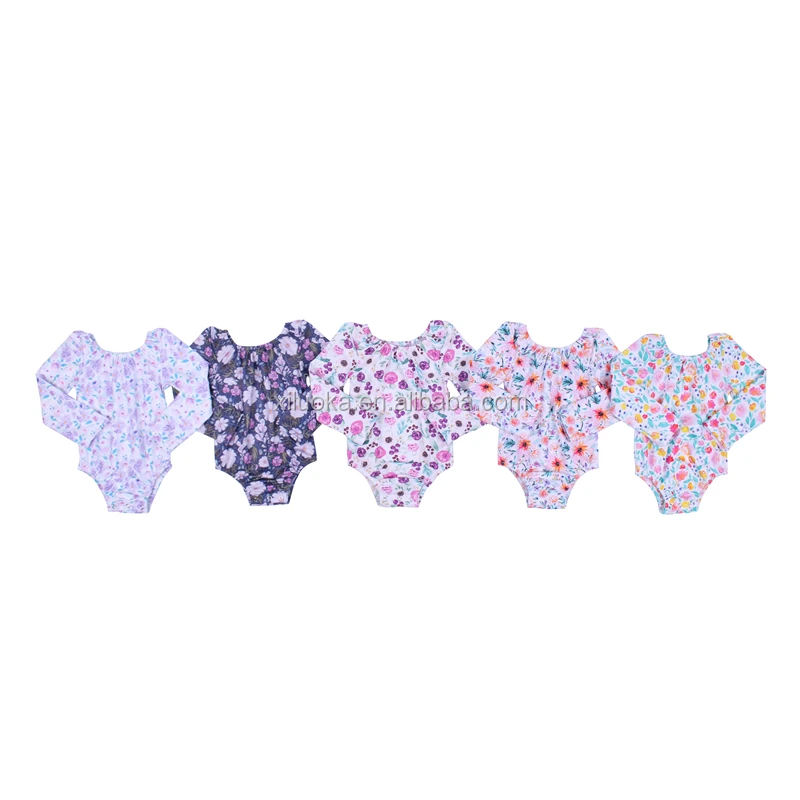 

2021 Hot Sale Wholesale Newborn Summer New Girl Floral New Baby Crawl Clothes Baby Cotton One-piece Romper, Picture