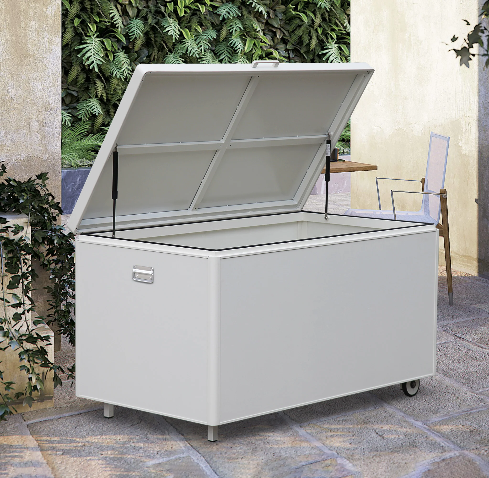 Jbgc125 Customized Waterproof Aluminum Pvc Board Outdoor Storage Box Cushion Box For Garden