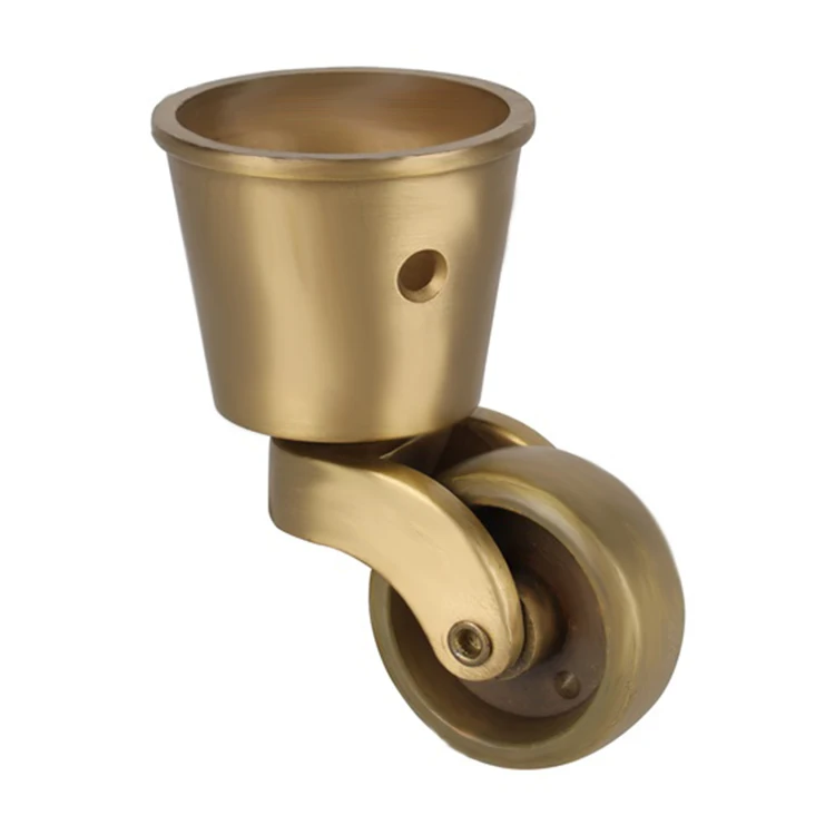 Factory Supply Metal Heavy Duty Copper Cup Caster Brass Caster Buy Brass Caster,Copper Cup