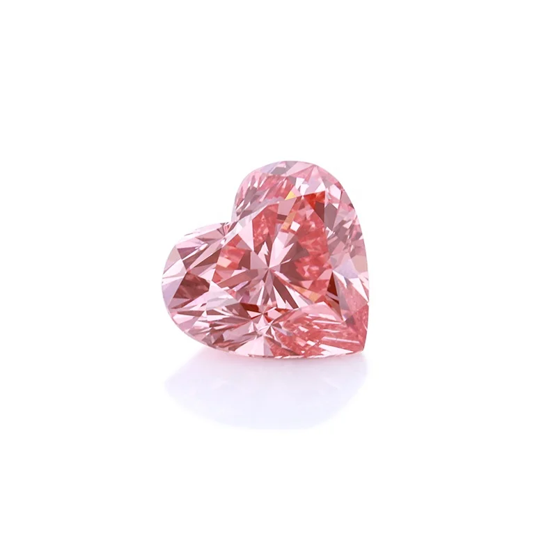 

Starsgem 1.2 carats Pink Color Heart Cut Loose CVD Lab Grown Diamond with IGI Certificate