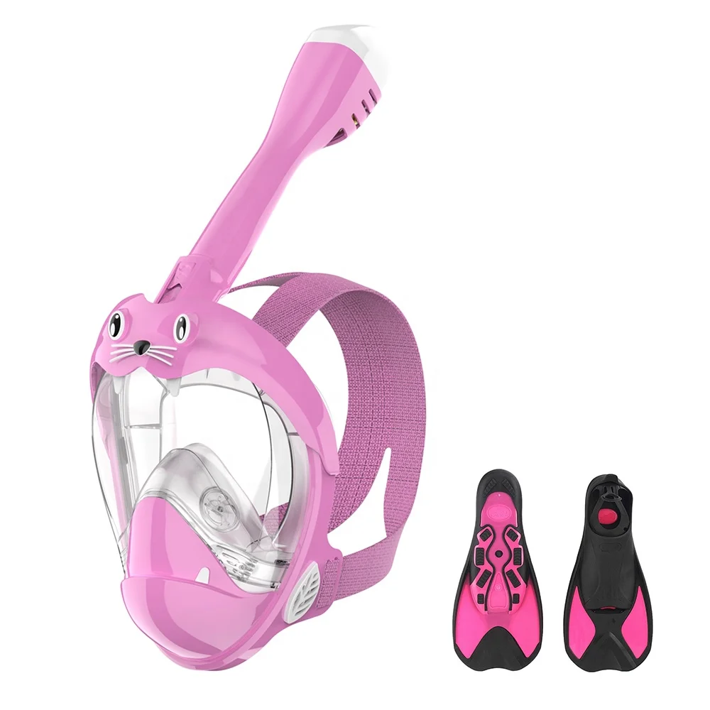 

Sea Lion Diving Gear Swimming Mask Diving Fins Snorkeling Sets for Kids