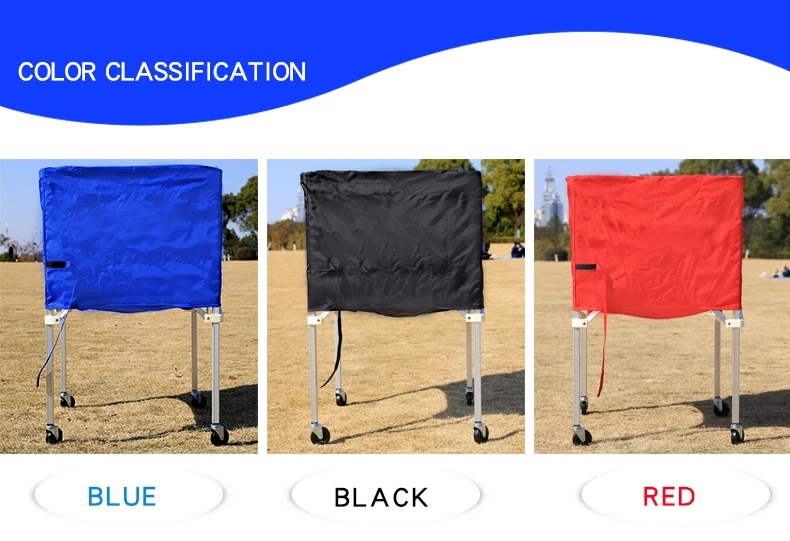 wholesale high quality Portable tennis ball cart folding soccer basketball volleyball cart