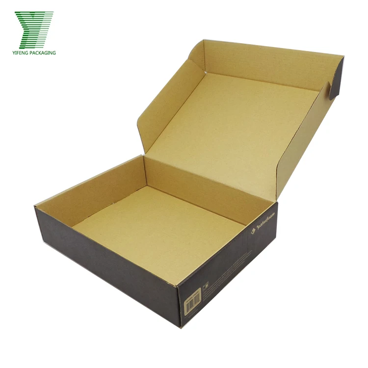 

Factory custom luxury clothing color kraft cardboard corrugated packaging mailer shipping box paper gift box with logo