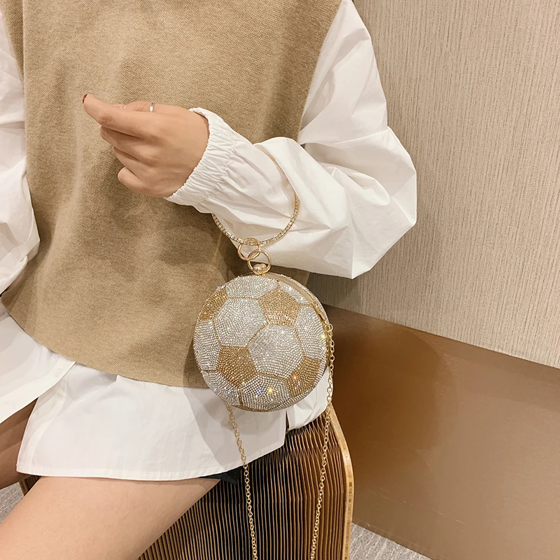 

2021 Fashion Women Hand Bag Luxury Sling Bags Rhinestone Purse For Ladies