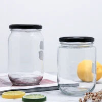 

Wholesale Factory Price Clear Glass Packed Honey /Pickle /Jam Jar