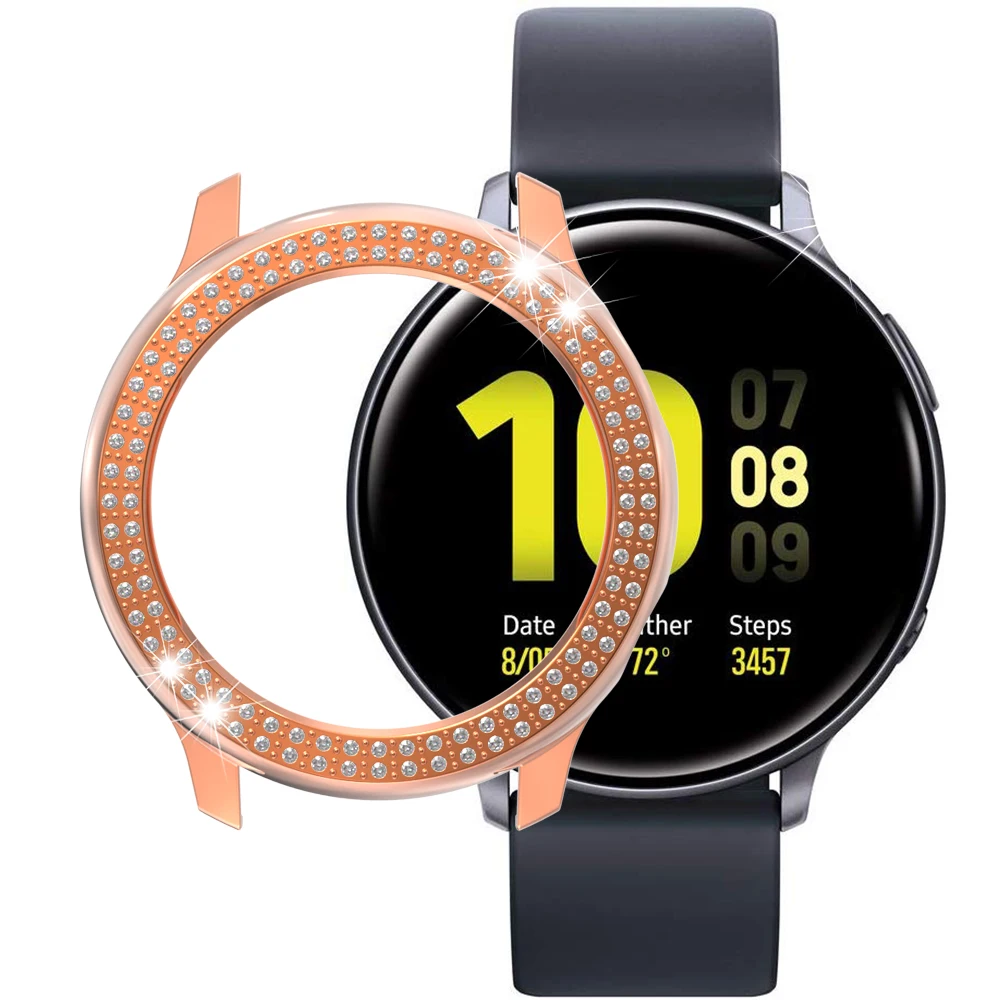 

For Samsung Galaxy Watch Active 2 40mm Case Galaxy Watch Active2 Bumper Protector PC Screen Protection Case