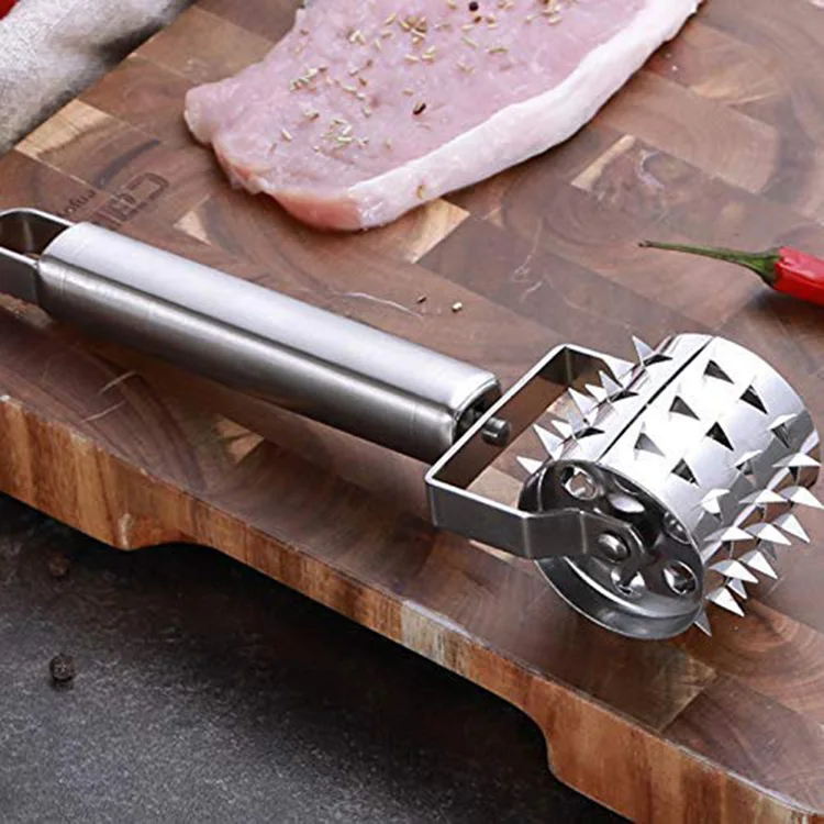 Stainless Steel Meat Tenderizer Tendering Steak Beef Pork Chicken