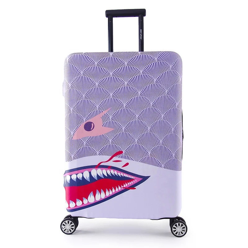 

32" neoprene custom made luggage cover spandex suitcase, Colorful