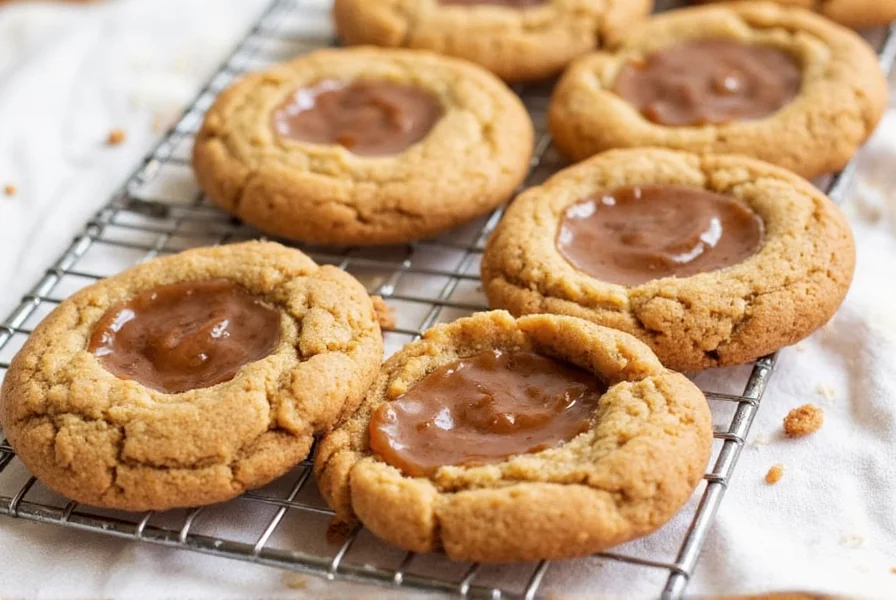 Perfectly baked ginger molasses cookies with crackled surface on parchment paper