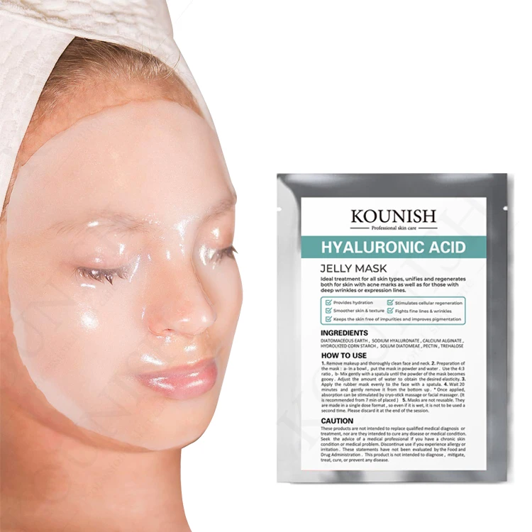 

Wholesale Private Label Korean Moisturizing Whitening Modeling Peel Off jelly powder facial Mask