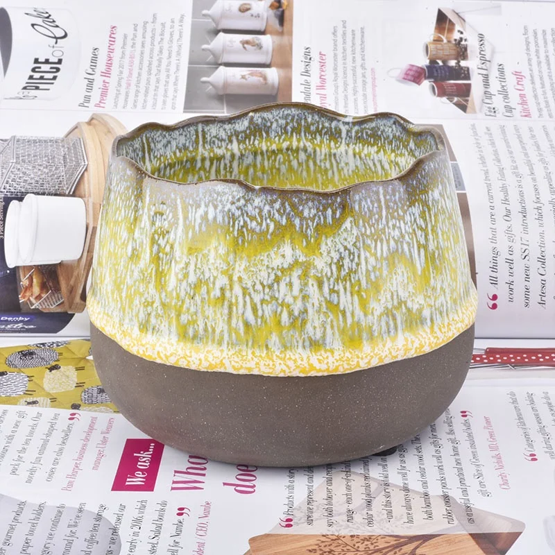 Ceramic Candle Holders Candle Vessels for Home Decor