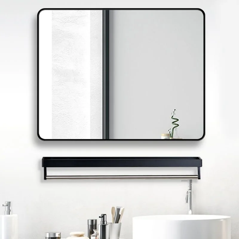 Modern 60x80 Rectangle Aluminum Alloy Frame Bathroom Mirror Wall Hanging Rustic Farmhouse Home Decor 2025 Dropshipping Wholesale