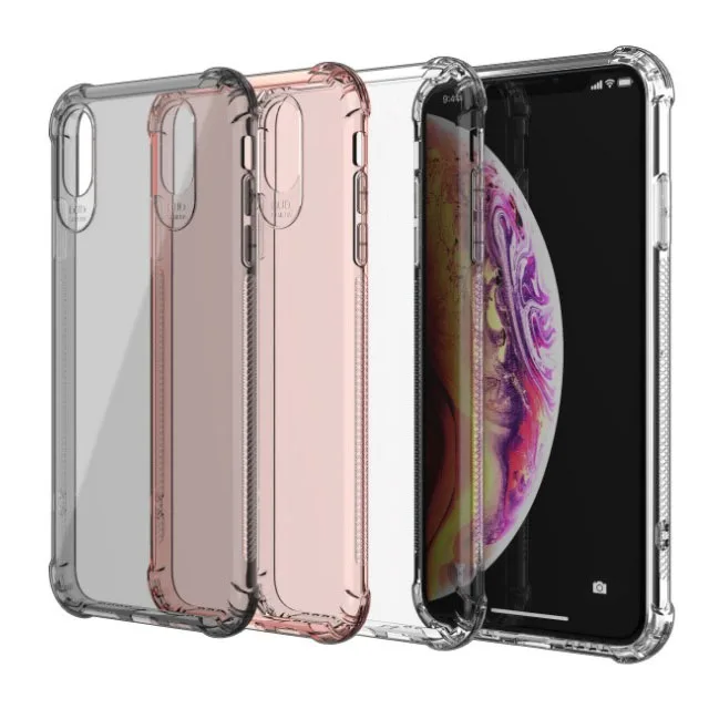

2020 new productsthick TPU transparent case for phones Settpower CS001, Black