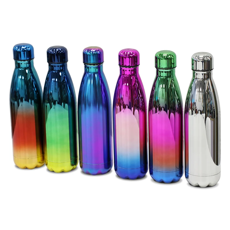 
cheap flask cola shaped water bottle insulated stainless steel vacuum cup 