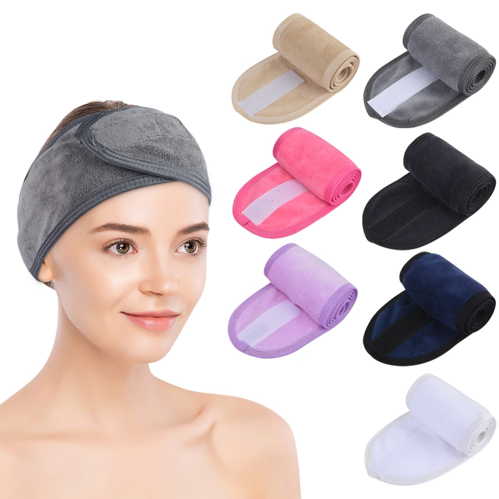 

Customizable Hair Wrap Workout Shower Microfiber Yoga Spa Headband