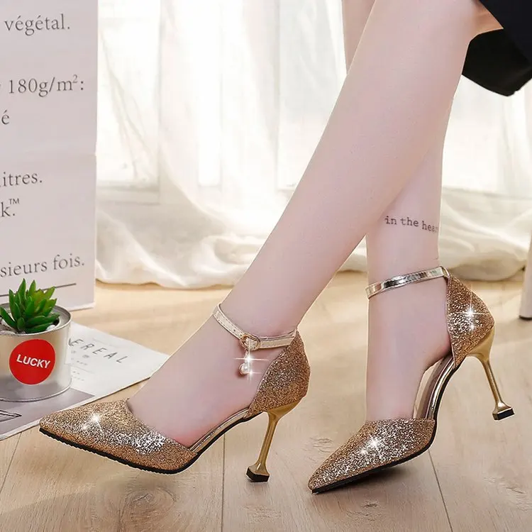 

2021 summer new women's cool high heels fashion women's heel shoes