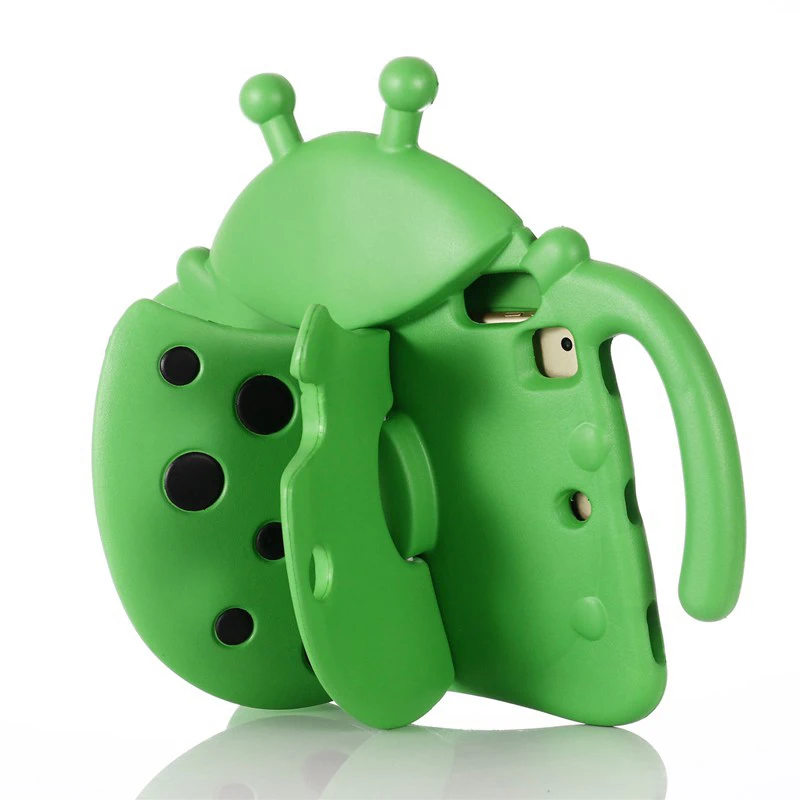 

Popular Design Beatle Shaped Shockproof Flip Tablet Cover Case For Kids For Ipad Mini 12345