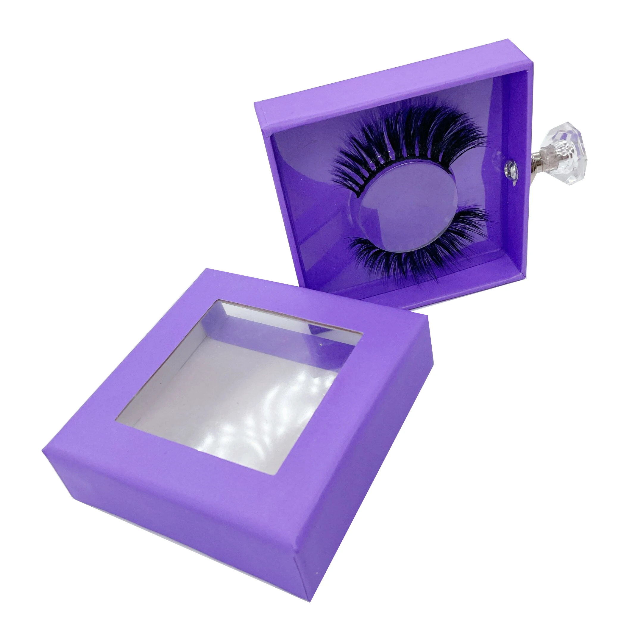 

2021 new arrivals cheap and high quality 16mm lashes vendors mink lashes 3d 25mm vendors, Black color