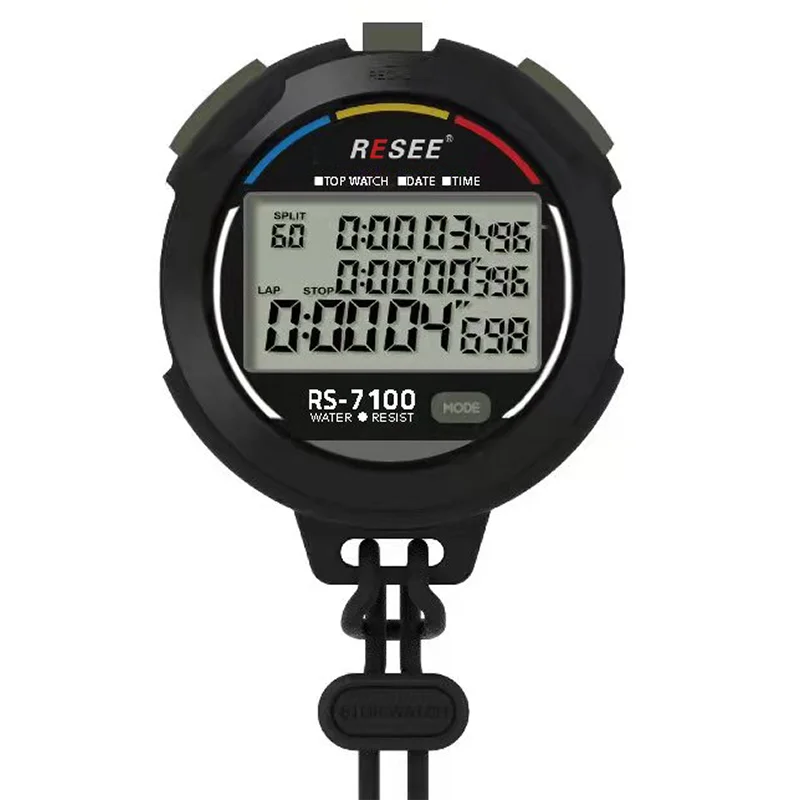 

Record 100 Memories Lap Split Time with Tally Counter and Calendar Clock with Alarm Sports Coaches and Refers Digital Stopwatch