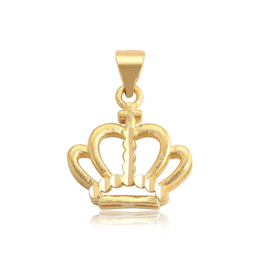 

A00659936 xuping jewelry New style trend 24K gold high quality elegant luxury exquisite crown pendant