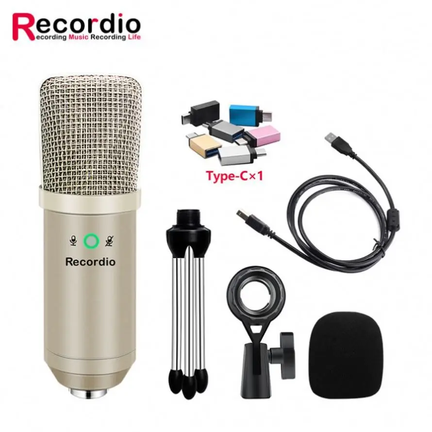 

GAM-U08 Hot Sell Live Condenser Microphone With High Quality, Black,champagne